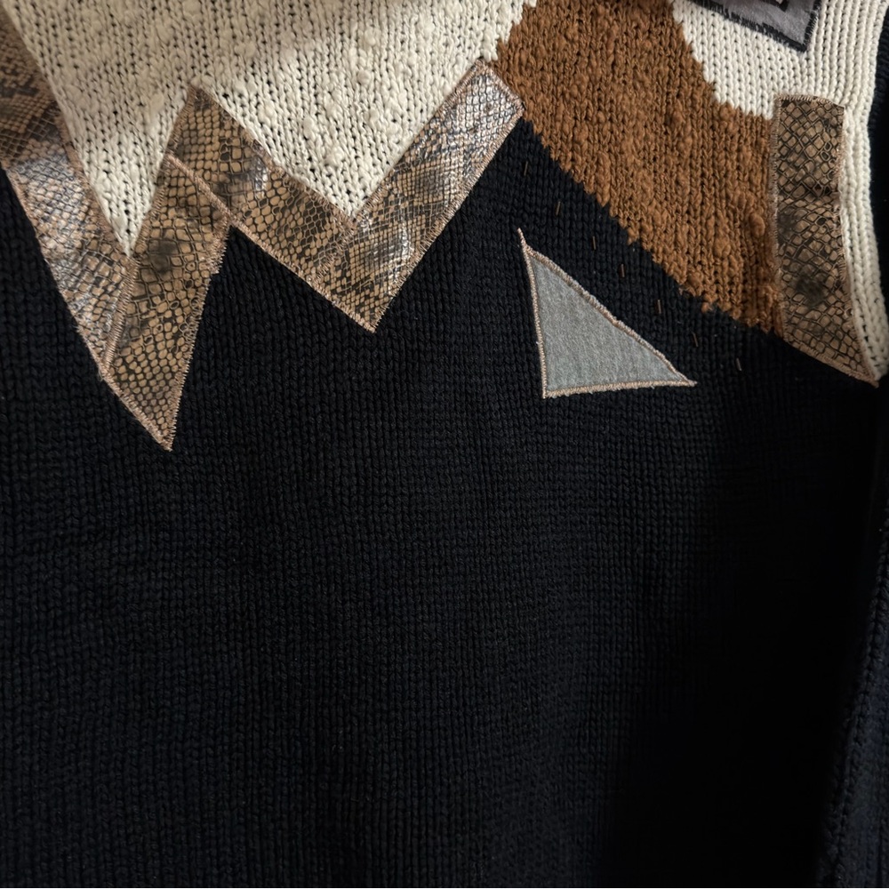 Pretense Black Acrylic Sweater - Picture 8 of 10